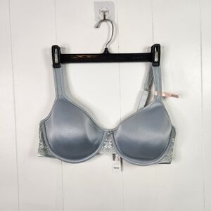 La Vie en Rose Underwire Lightly Lined Bra Blue New NWT Size 38DD